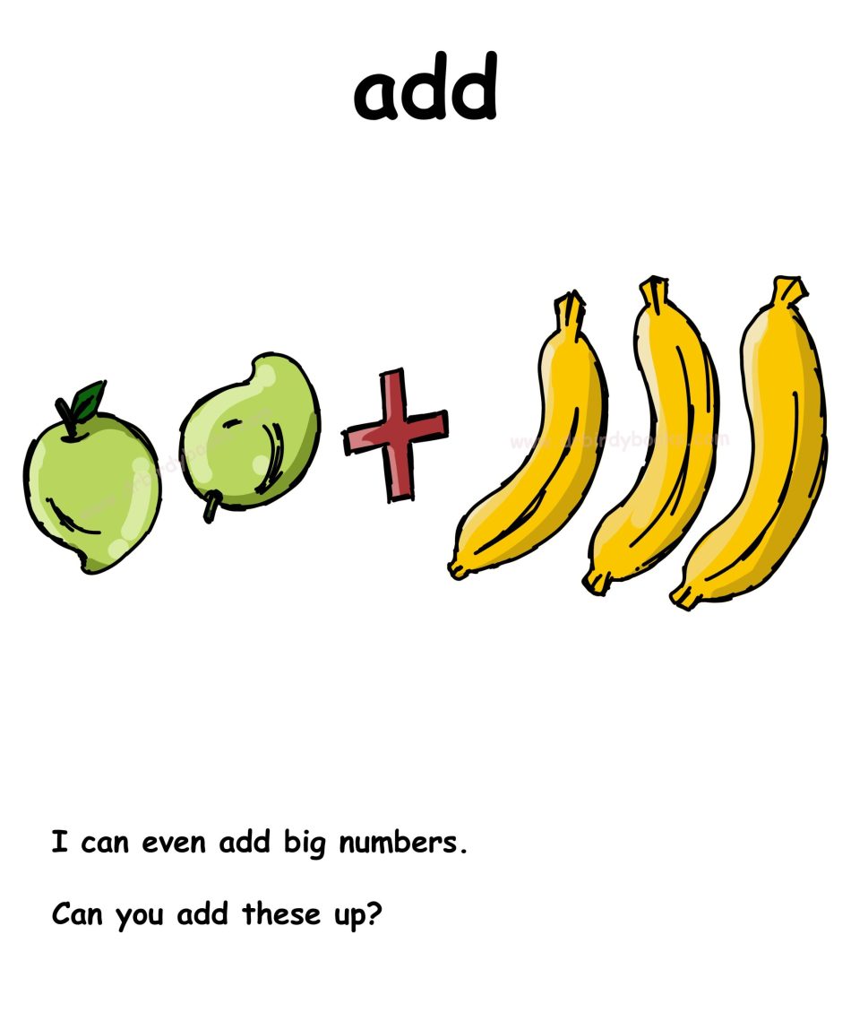 add _actions _ common verbs_daily vocabulary_daily routines_numbers_school_math_maths_number