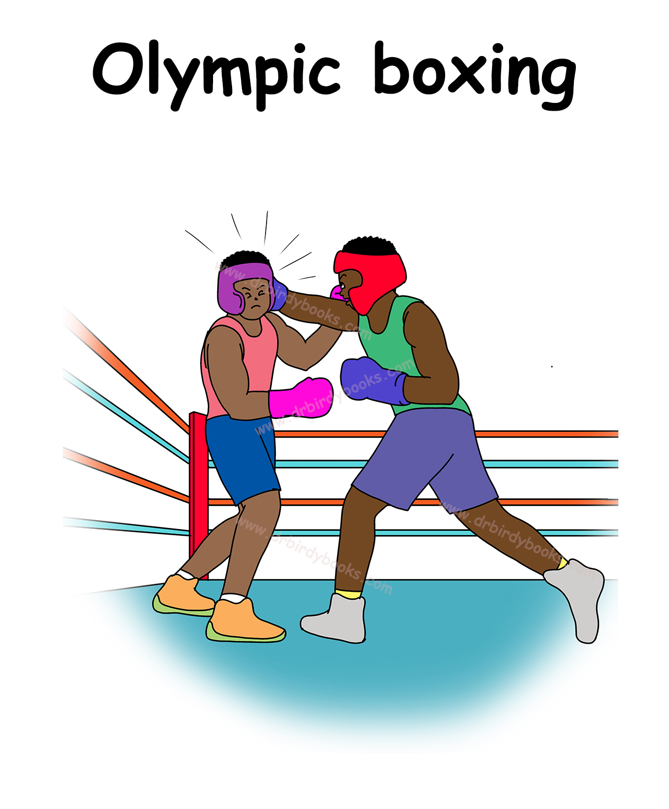olympic boxing _exercise_box_Exercises_Nouns_Olympics_Sports_Sports Equipment_health