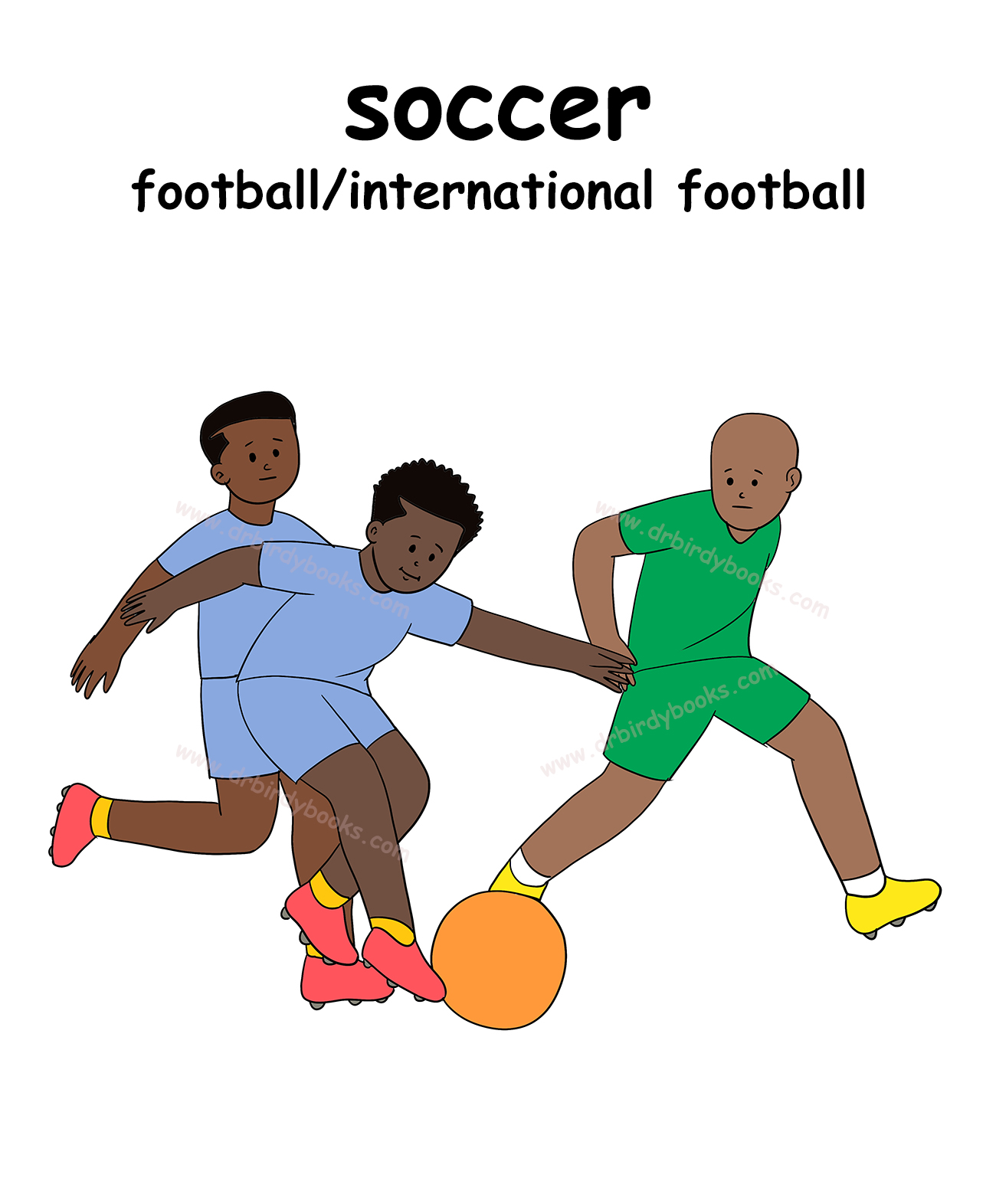 soccer playing football exercise_Exercises_Nouns_Olympics_Sports_Sports Equipment_health