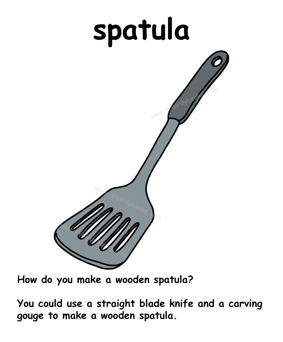 spatula_House and Garden _ Kitchen objects _ Daily vocabulary _common vocabulary_questions_answers