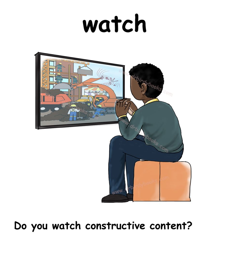 watch actions _ verbs_ activities_ common verbs_ daily vocabulary_ daily routines _watched _watching _has watched _ have watched _view _viewed _viewing