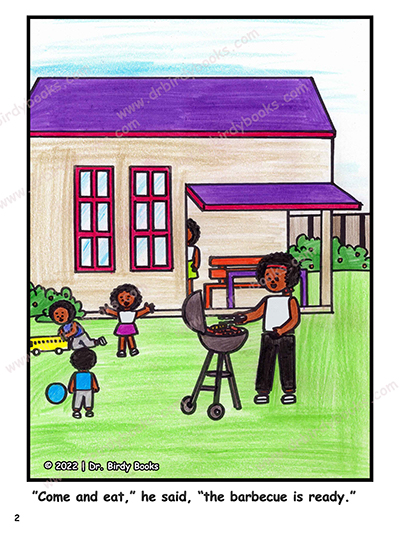 Page sample from leveled children’s ebook with engaging stories