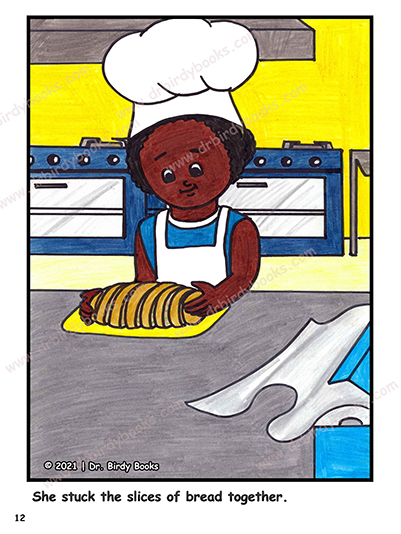 Page sample from leveled children’s ebook with engaging stories