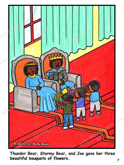 Page sample from leveled children’s ebook with engaging stories