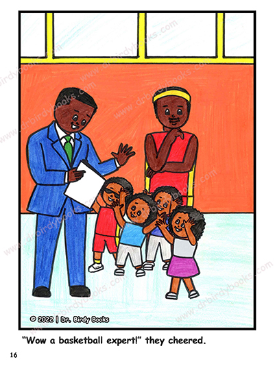 Page sample from leveled children’s ebook with engaging stories